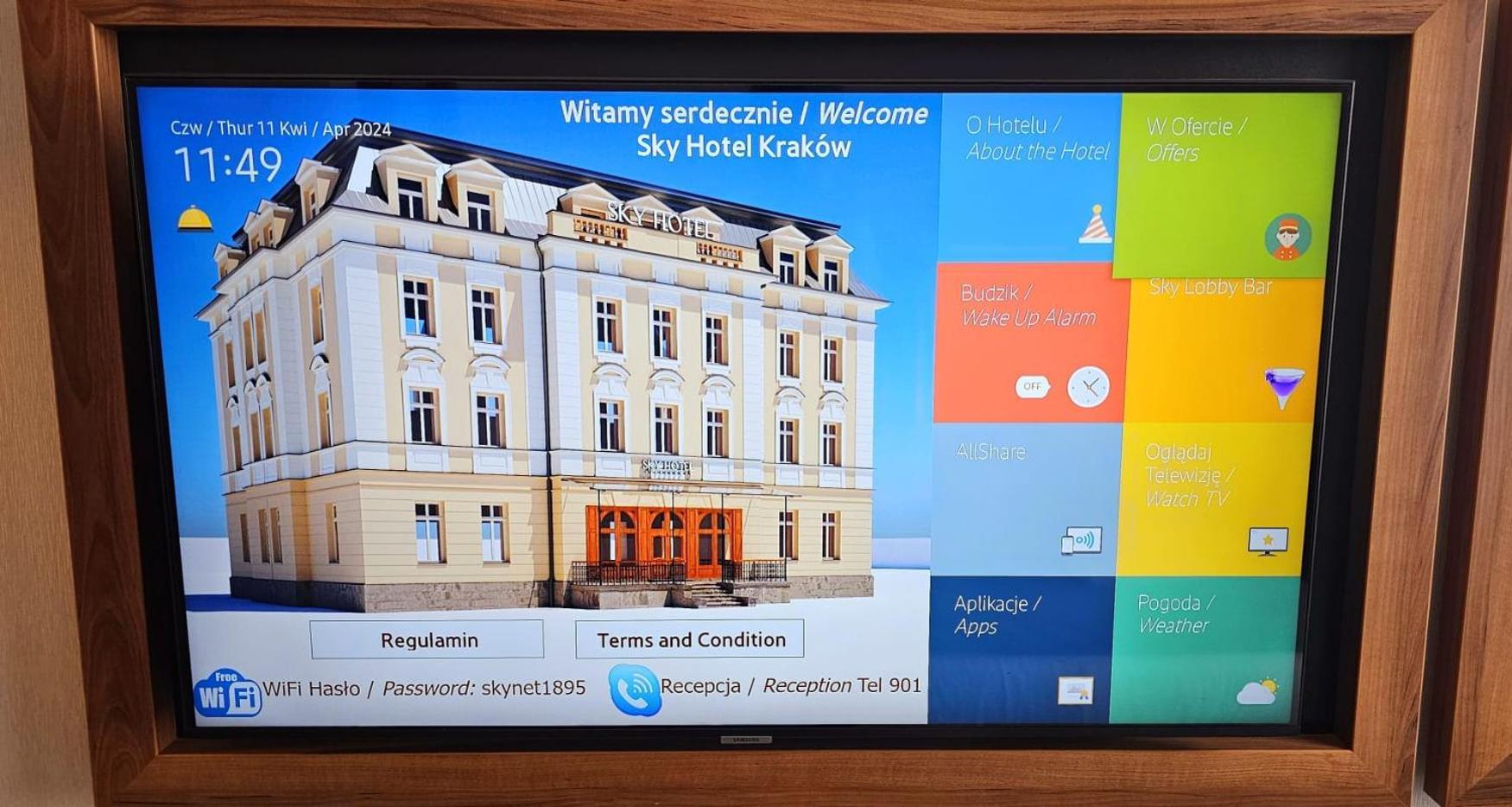 Sky Hotel Kraków Eksteriør billede